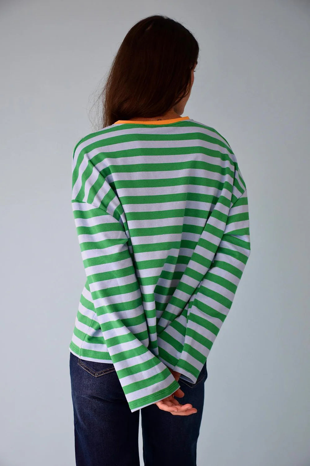 CAMISETA NÚRIA VERDE Y AZUL