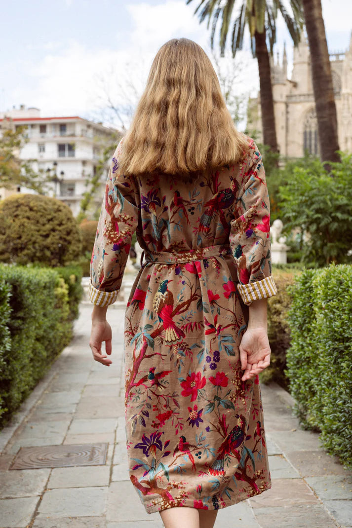 KIMONO TERCIOPELO BEIGE