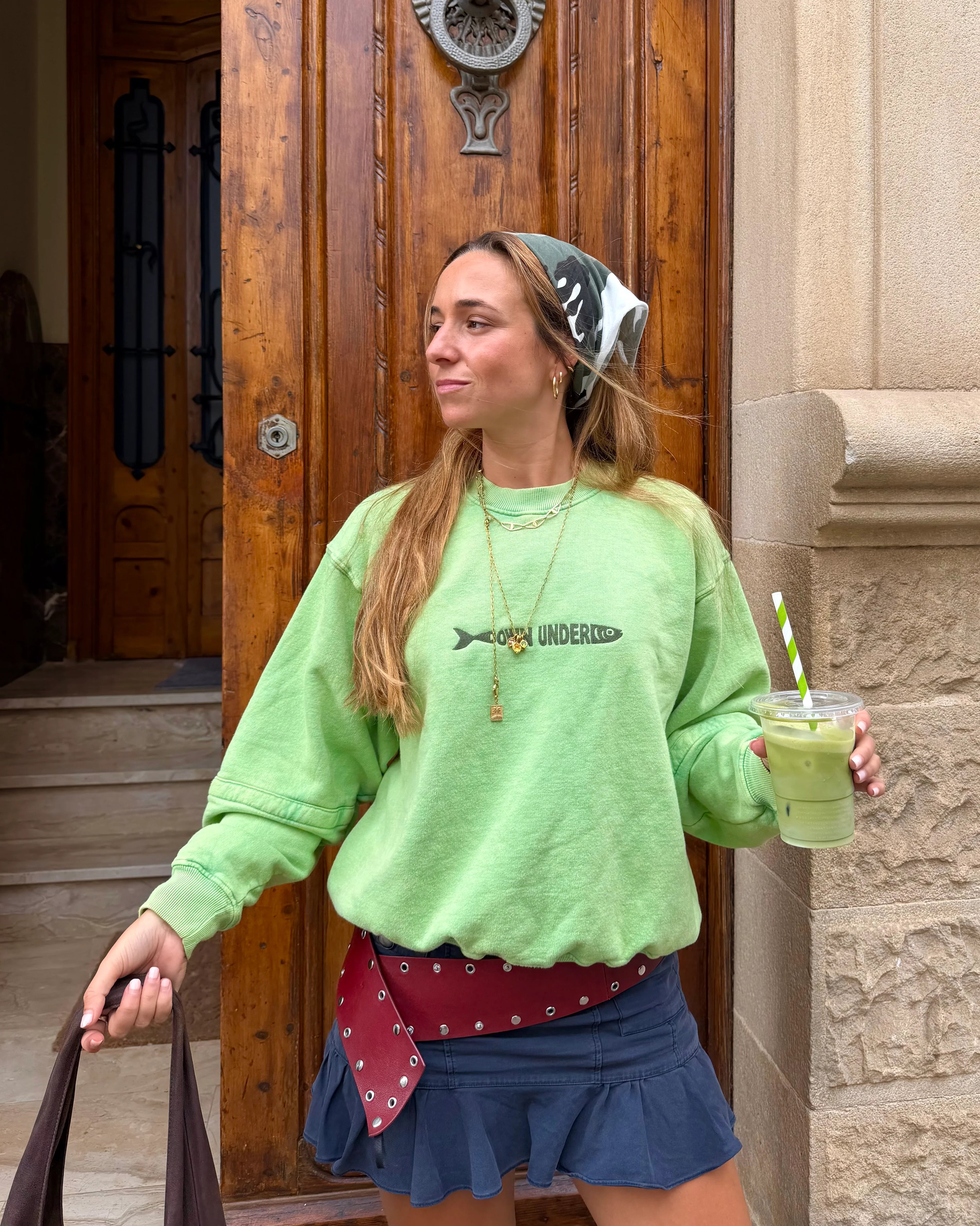 SUDADERA MATCHA