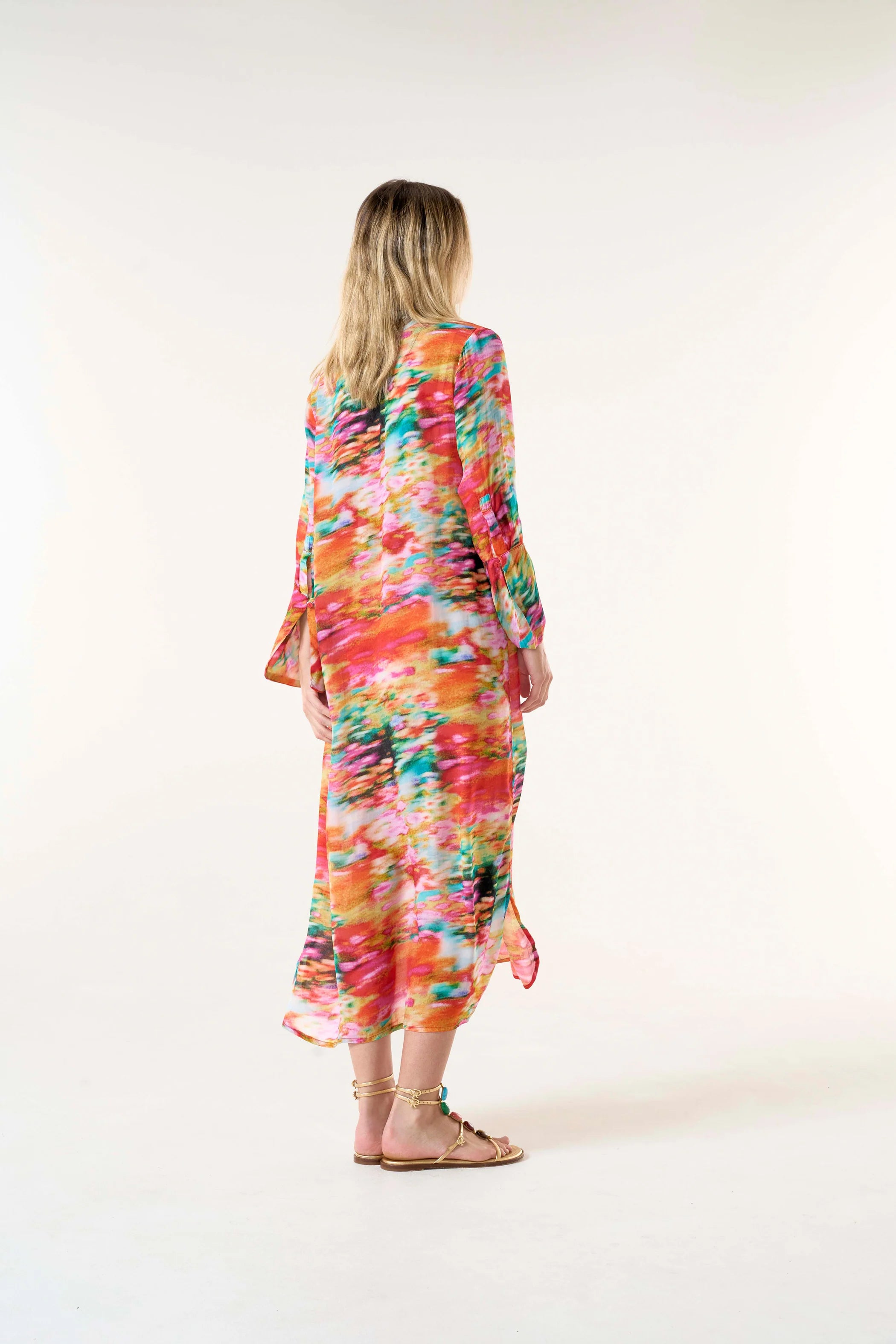 VESTIDO LONG GENIE ITHAKA PINK