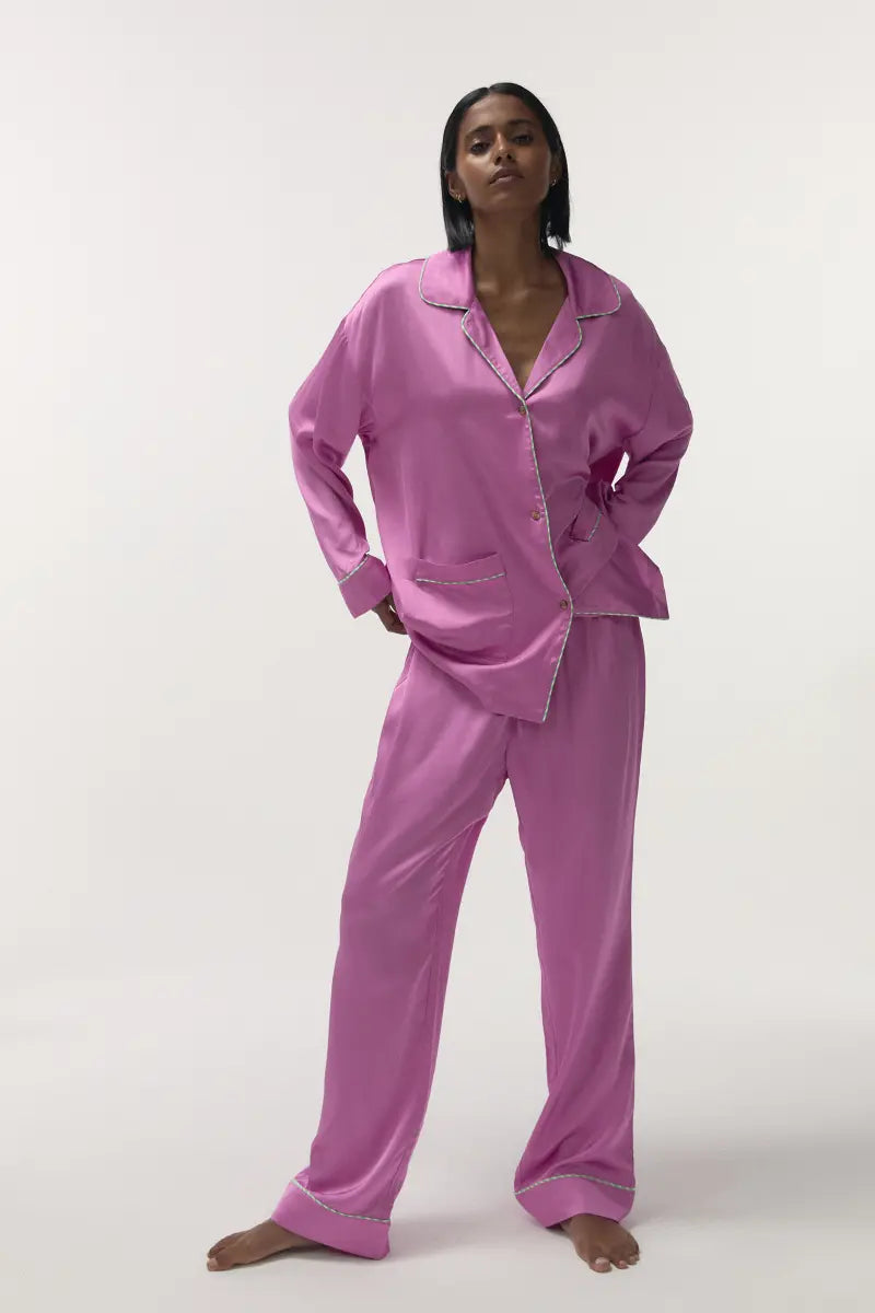 PANTALONES DE PIJAMA REESE ROSA OSCURO