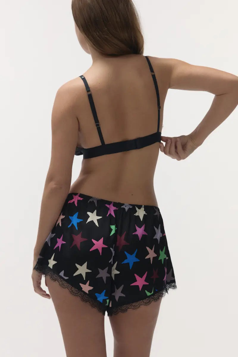 PANTALÓN DE PIJAMA CORTO APOLLO NEGRO