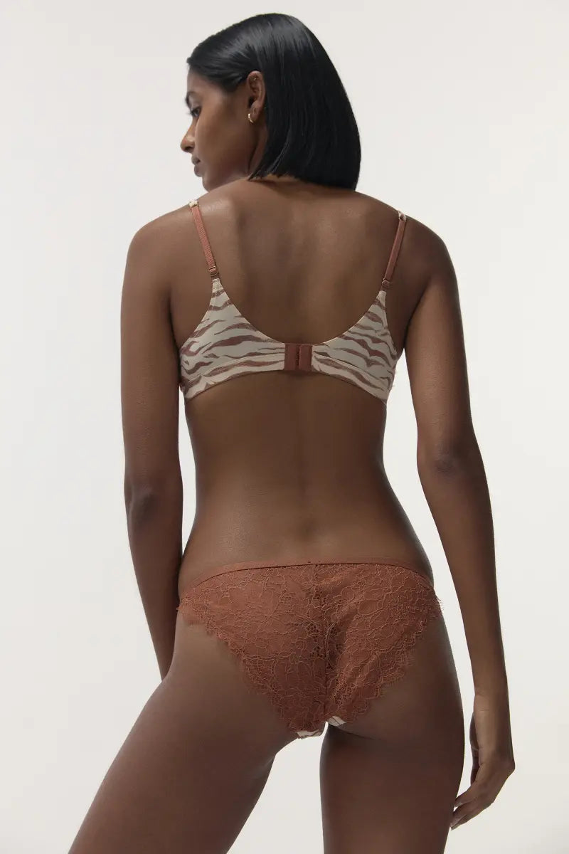 WILD ROSE BROWN braguitas encaje