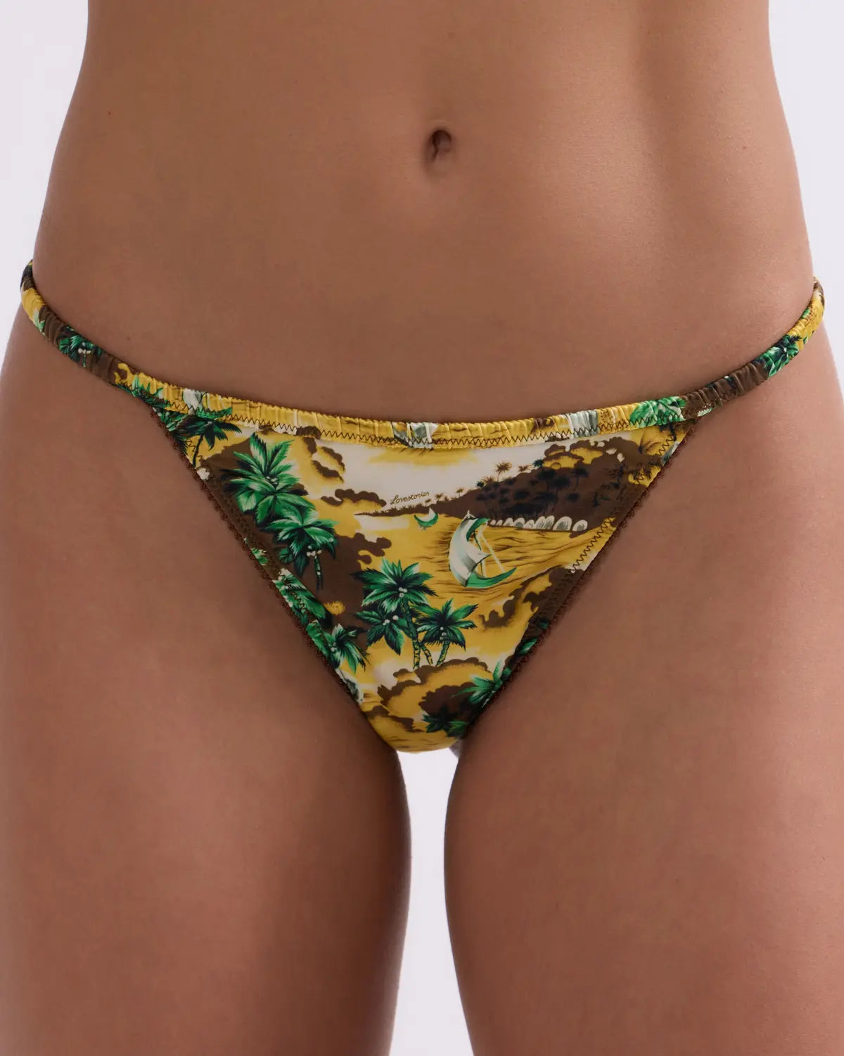 BRAGUITAS ESTILO TANGA CHARLOTTE MULTICOLOR