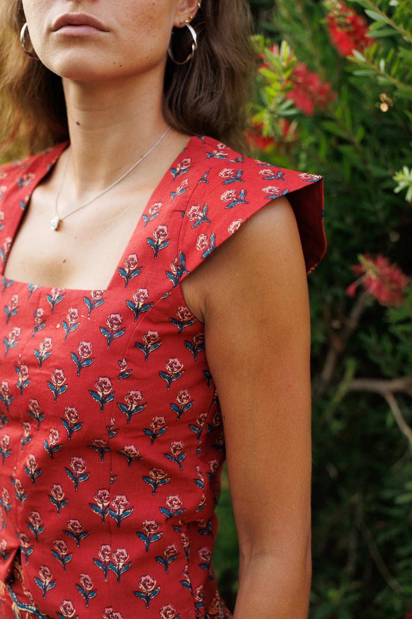 TOP ALGODÓN ROJO