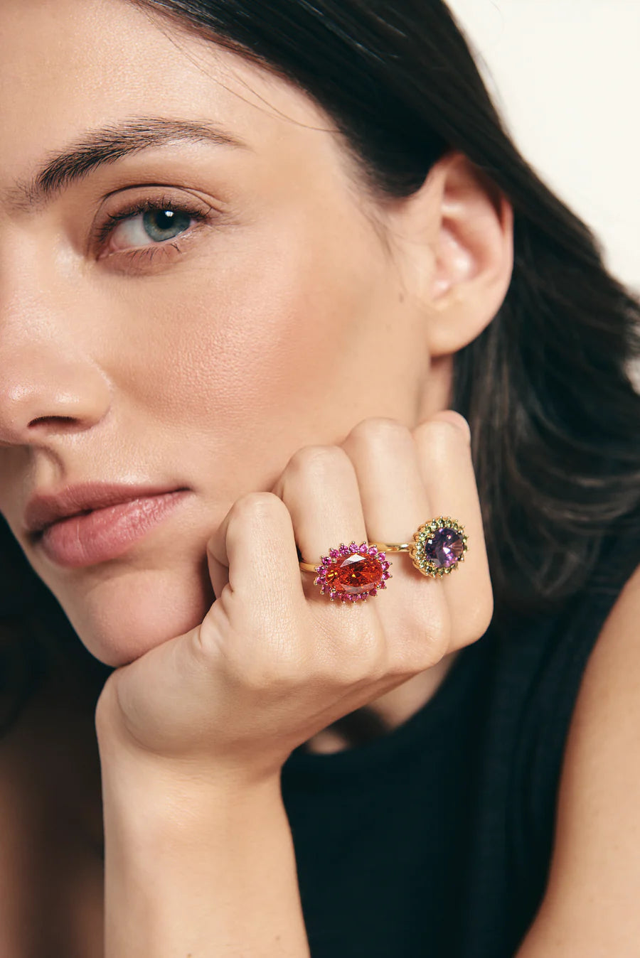 ANILLO RAFAELA NARANJA ROJIZO
