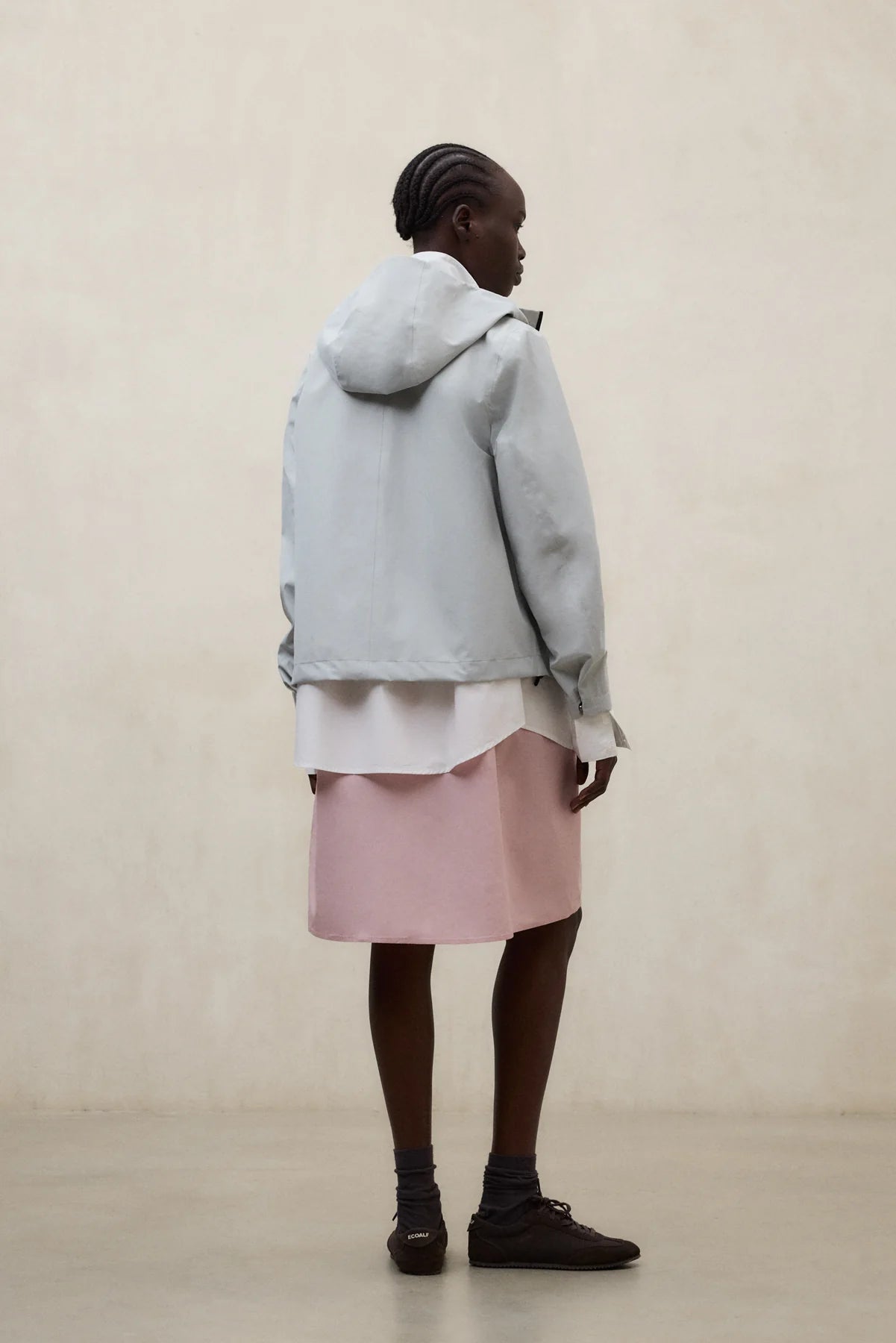 CHAQUETA VENIS GRIS CLARO