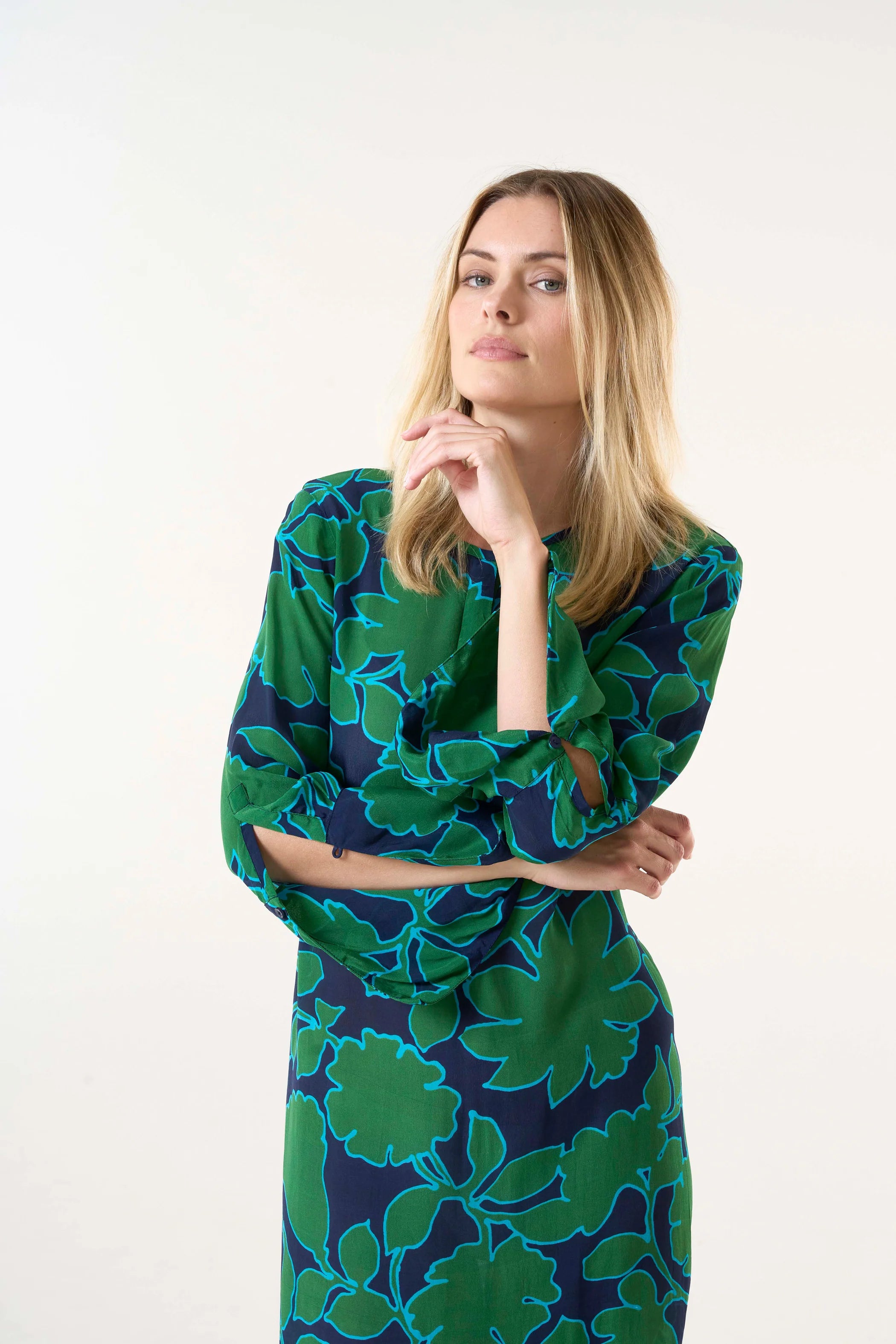 VESTIDO LONG GENIE PORTO VECCHIO GREEN