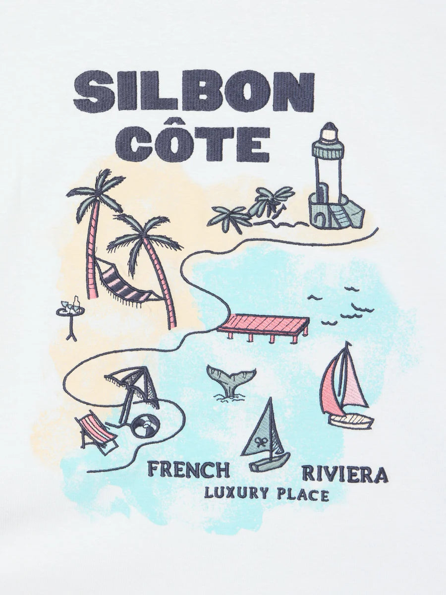 CAMISETA SILBON COTE AGUAMARINA