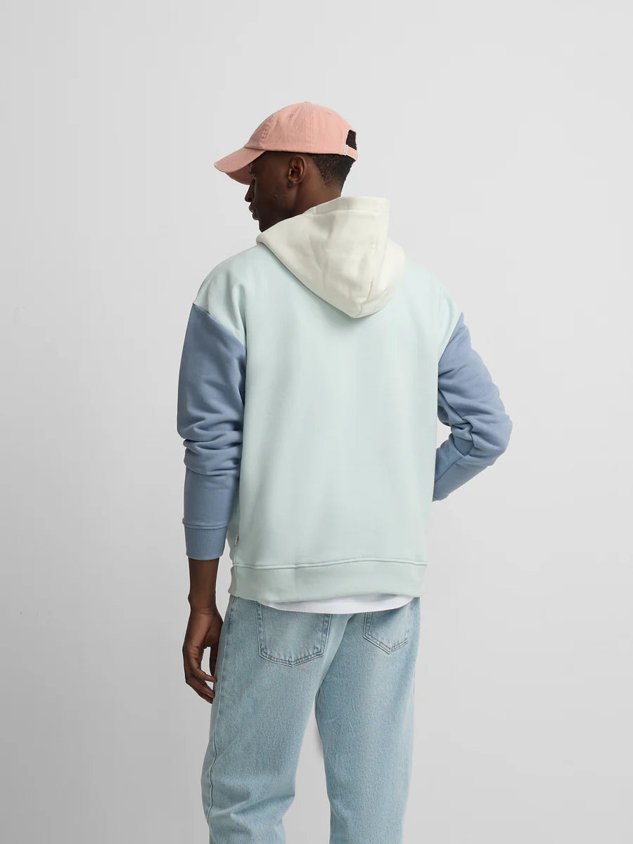 SUDADERA CAPUCHA MULTICOLOR AGUAMARINA