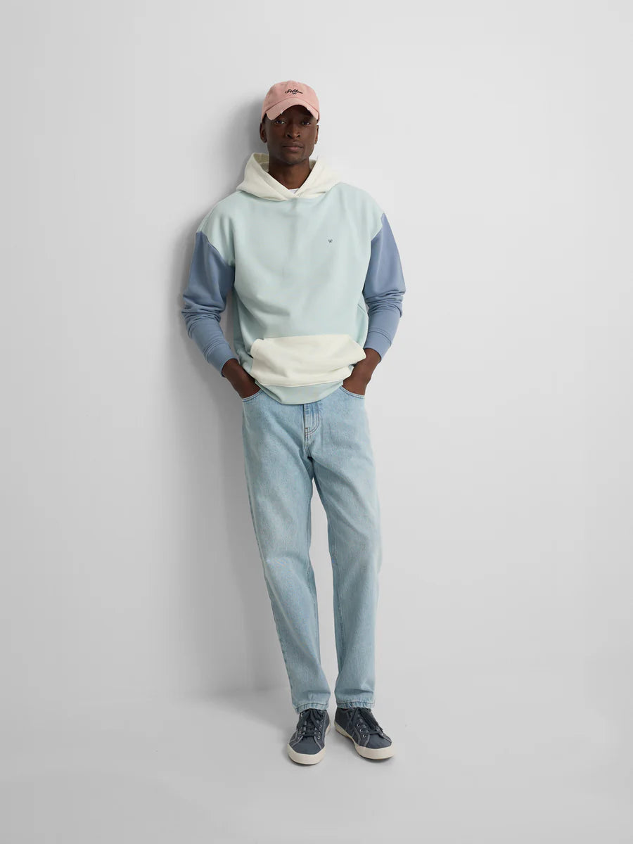 SUDADERA CAPUCHA MULTICOLOR AGUAMARINA