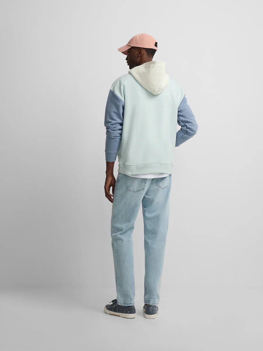 SUDADERA CAPUCHA MULTICOLOR AGUAMARINA