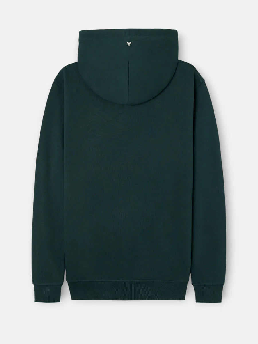 SUDADERA CAPUCHA NOMAD VERDE OSCURO