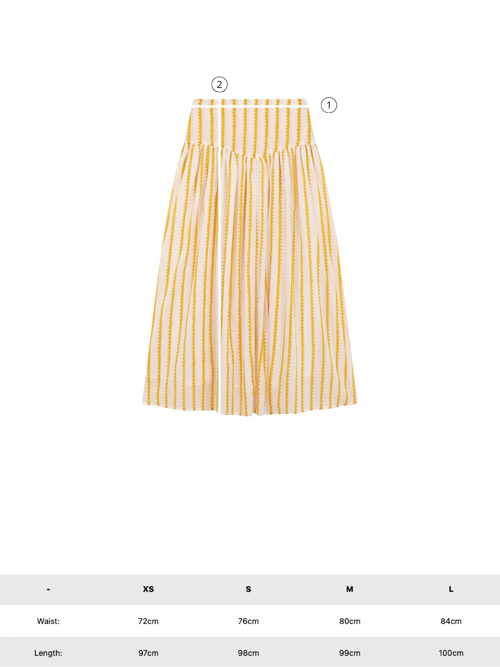 FALDA SUN STRIPES