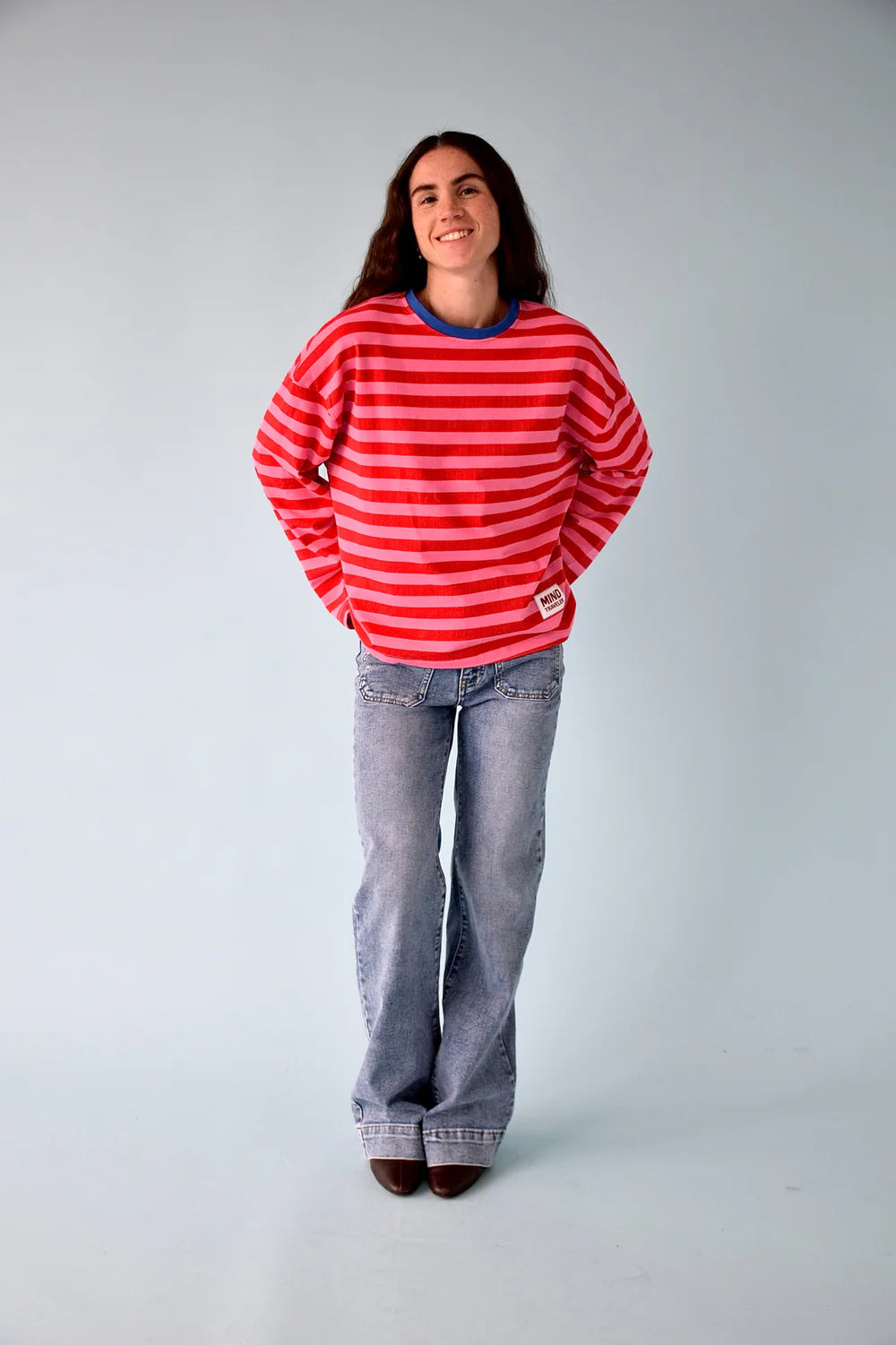 CAMISETA NÚRIA ROSA Y ROJO