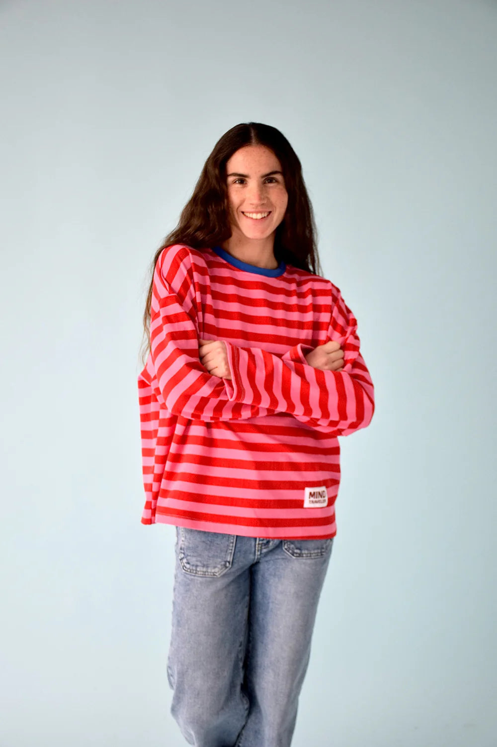 CAMISETA NÚRIA ROSA Y ROJO