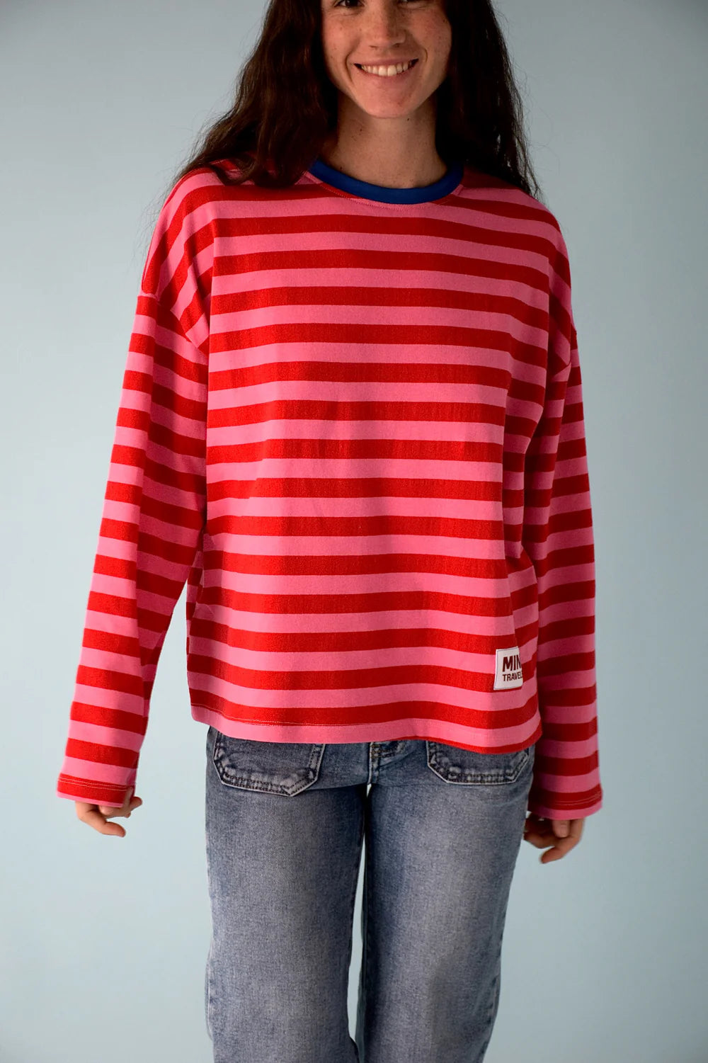 CAMISETA NÚRIA ROSA Y ROJO