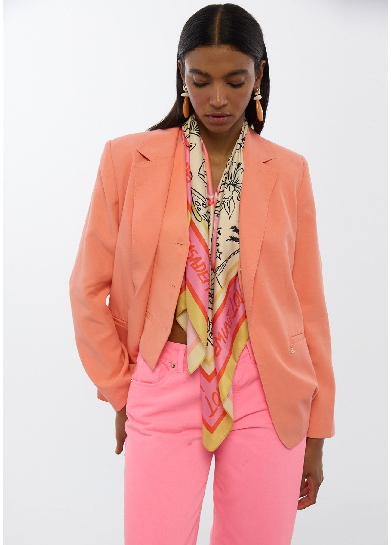 AMERICANA REGULAR SIN ABOTONADURA CORAL