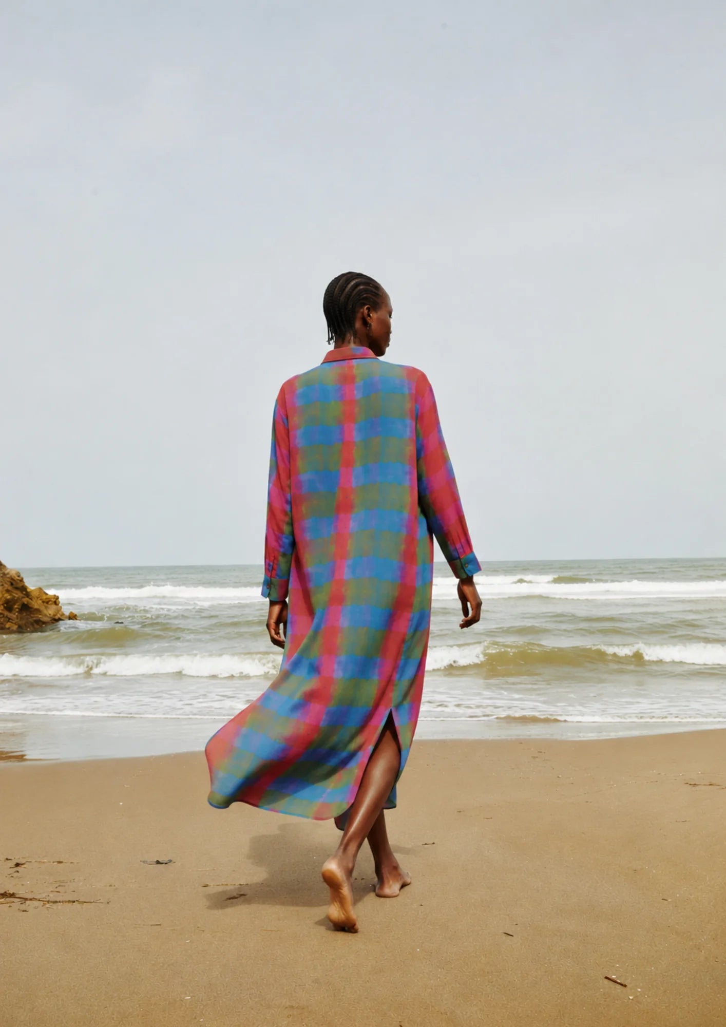 VESTIDO PATMOS TIE-DYE MADRAS
