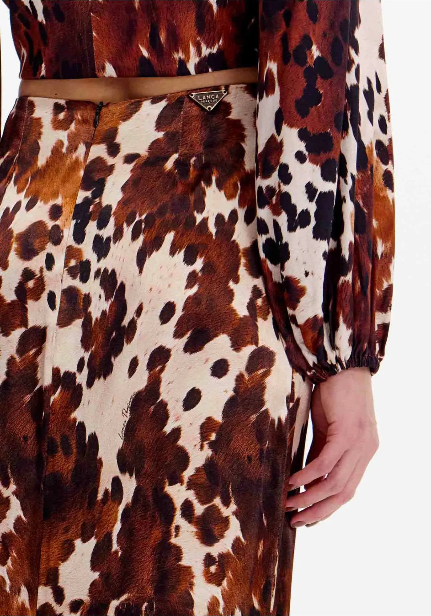 FALDA RECTA ESTAMPADA
