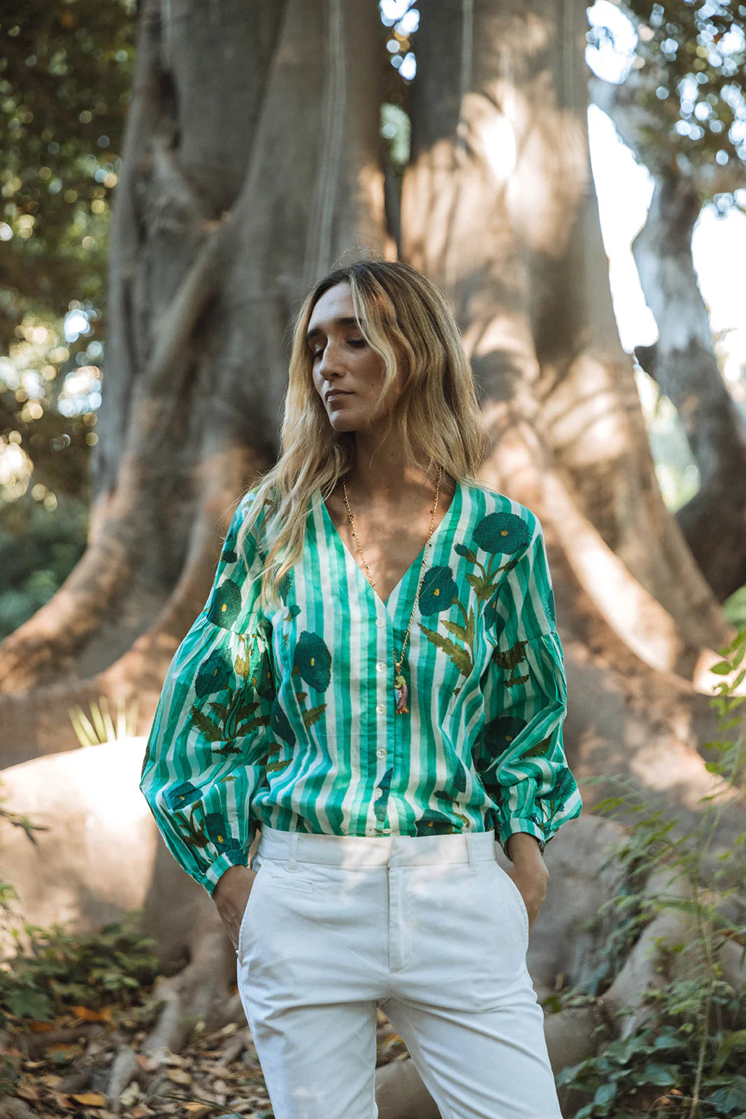 CAMISA TURQUESA