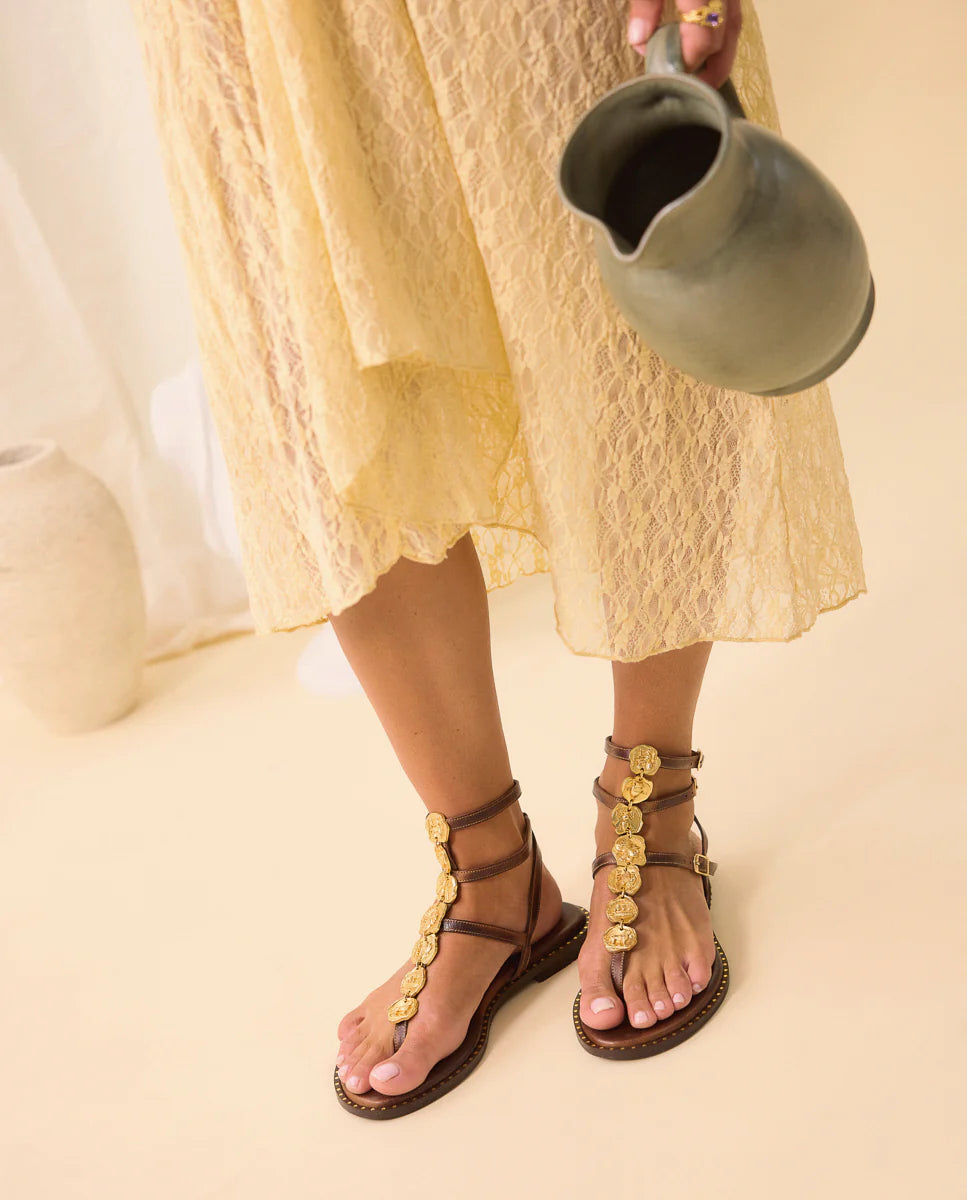SANDALIAS PLAKA CHOCO