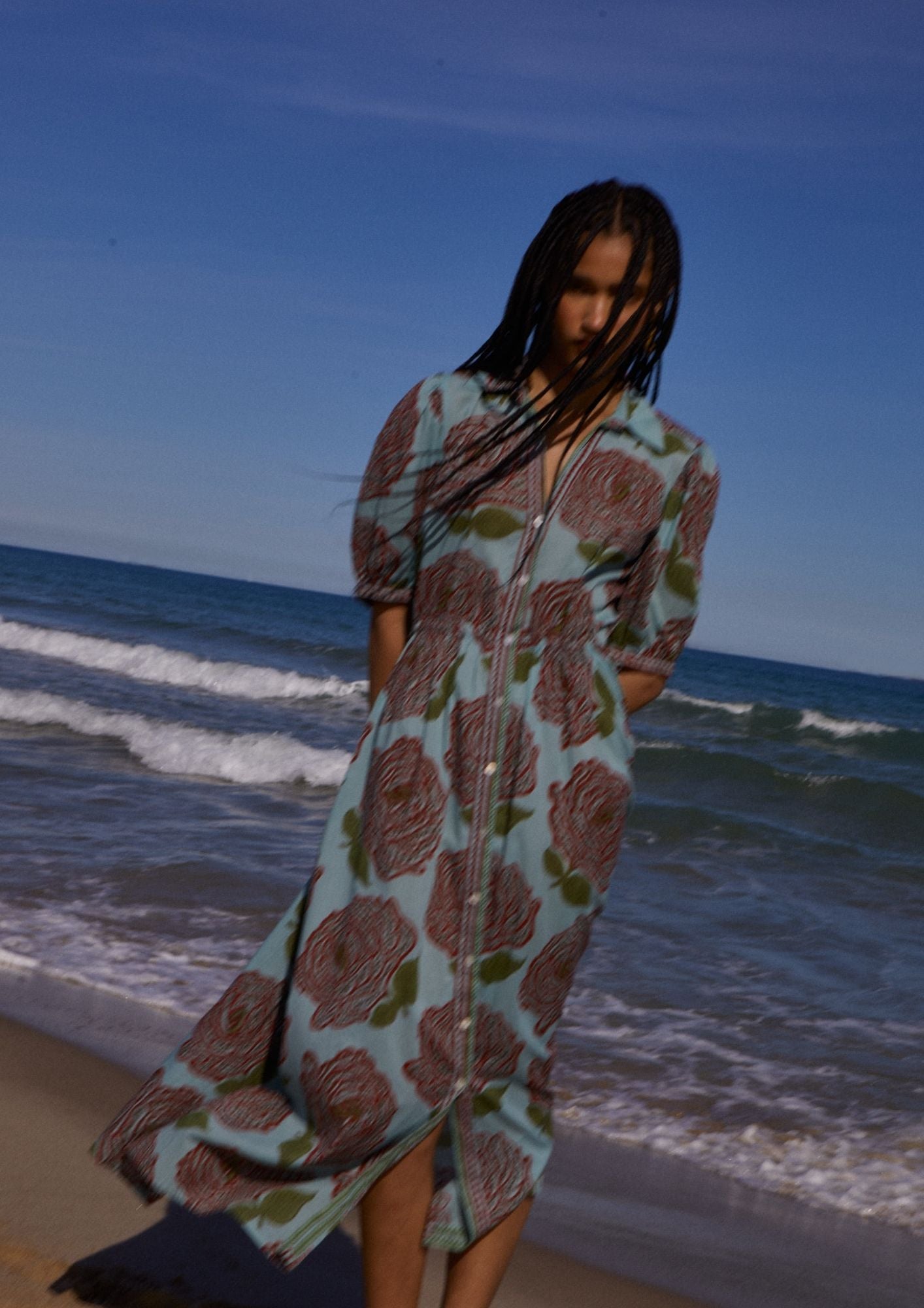 VESTIDO CAPRI ROSAS