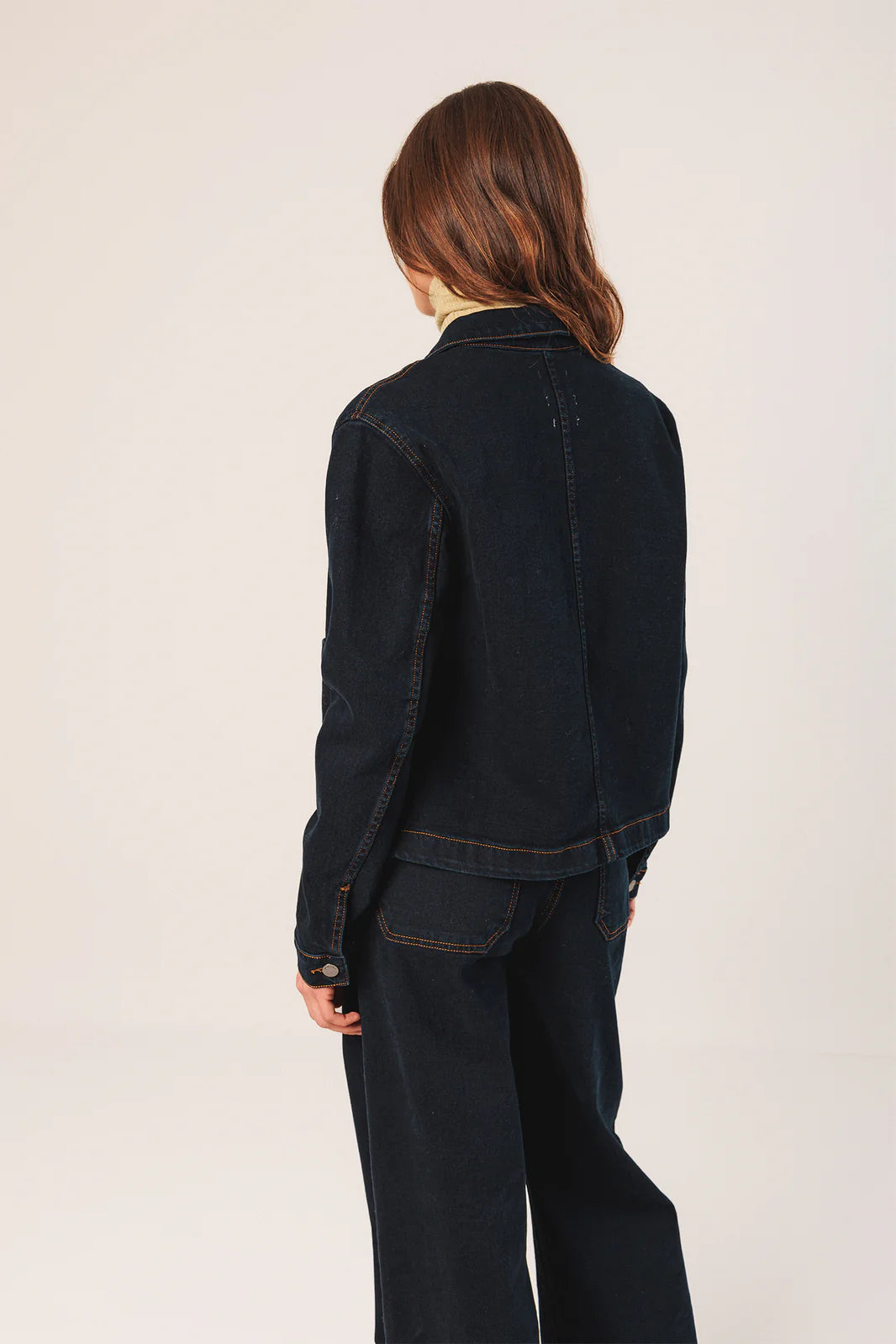 CAZADORA DENIM NAVY