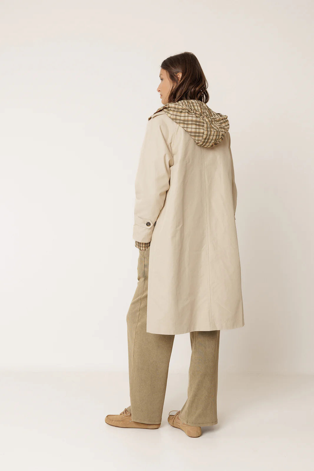GABARDINA REVERSIBLE CUADROS