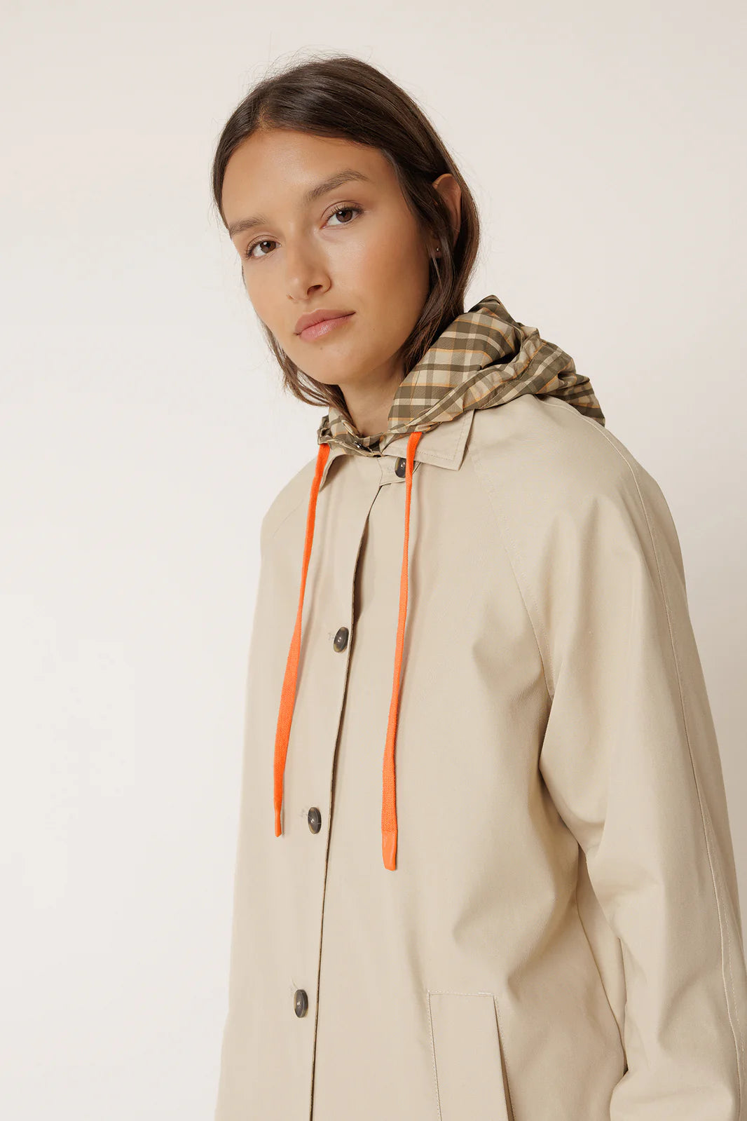 GABARDINA REVERSIBLE CUADROS