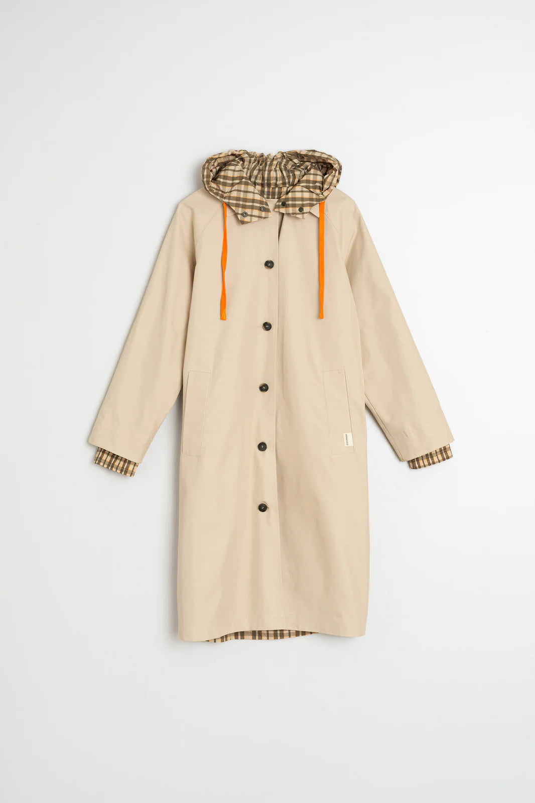 GABARDINA REVERSIBLE CUADROS