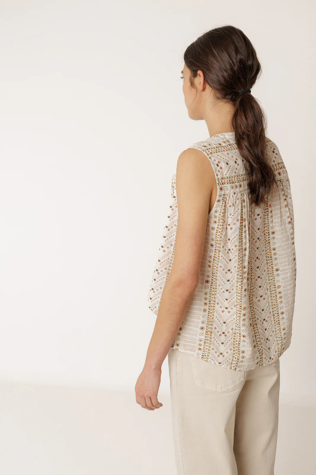 CAMISA OVERSIZE DE ALGODÓN CRUDO