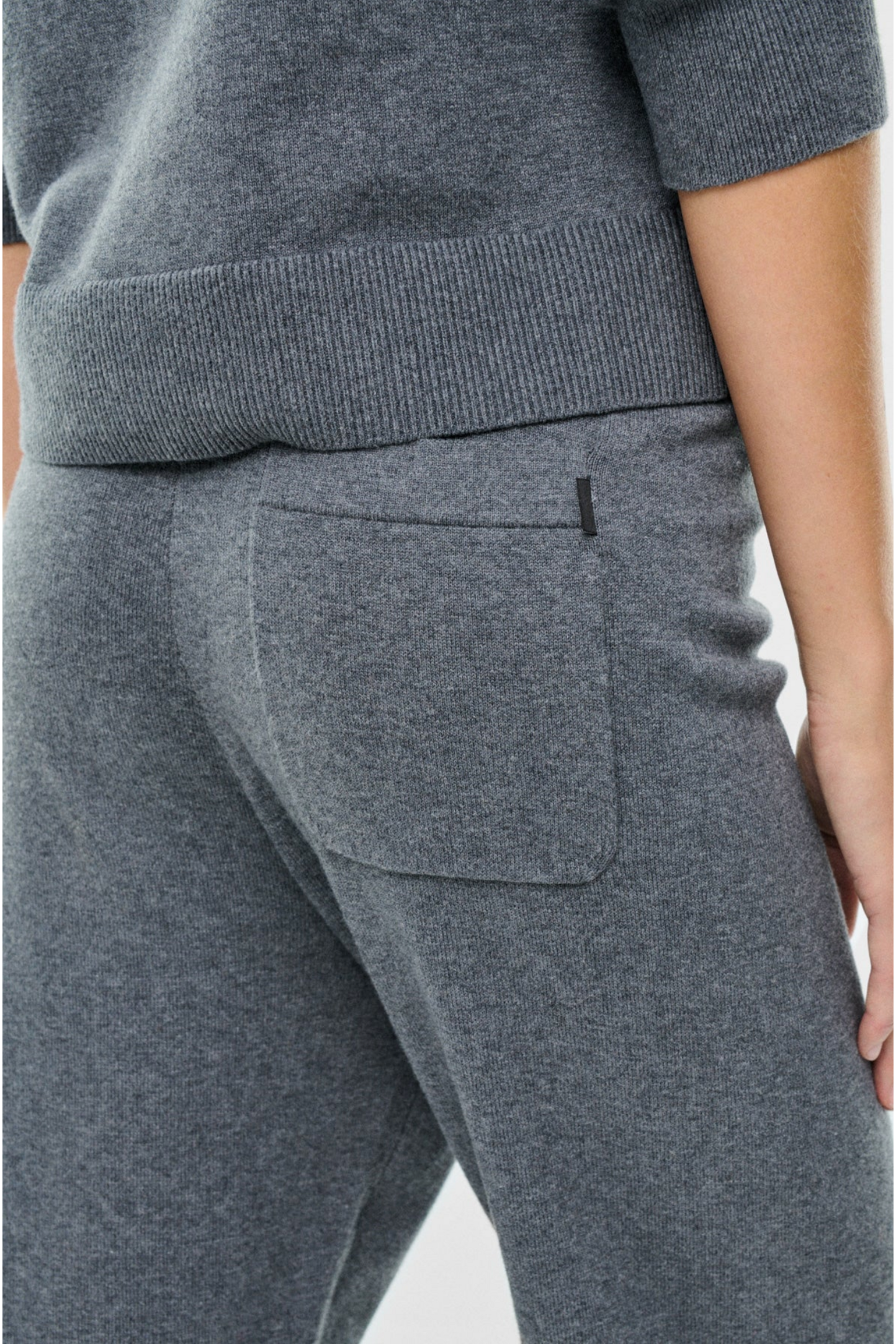 Gray Knitted Pants Ecoalf 