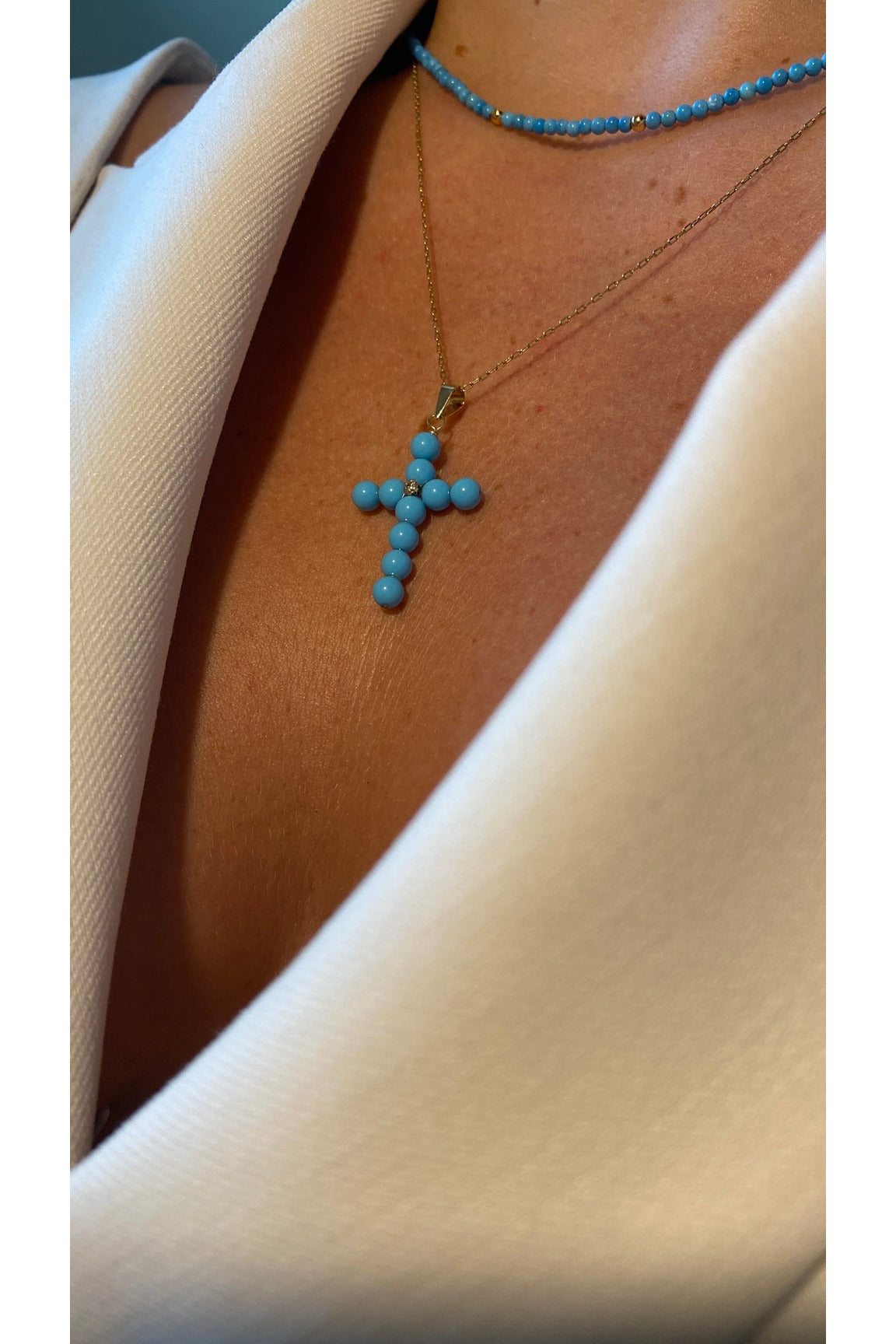 Turquoise Cross •Shine Maldives• Gringas Brand 