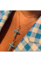 Turquoise Cross •Shine Maldives• Gringas Brand 